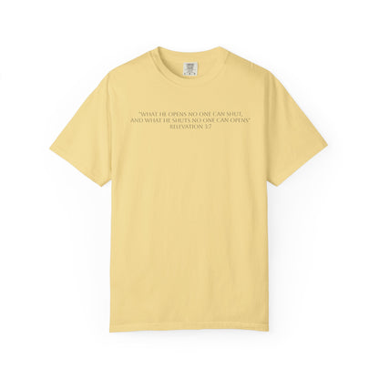If God Blocked It, Stop Chasing It T-shirt