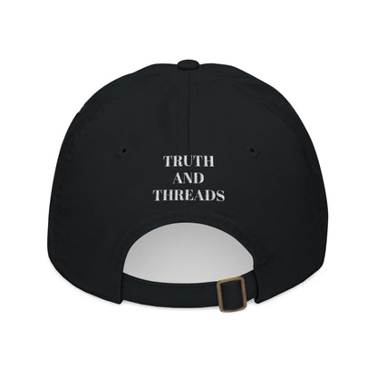 With Jesus We Always Win Baseball Cap - Eco-Friendly + Organic